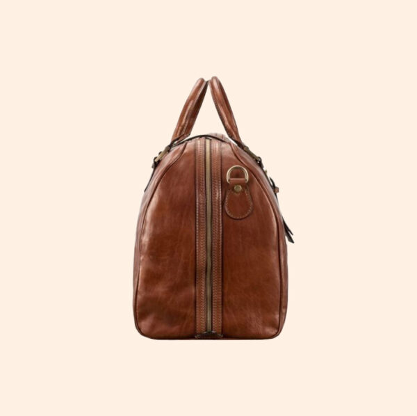 Leather Holding Bag for Carry On