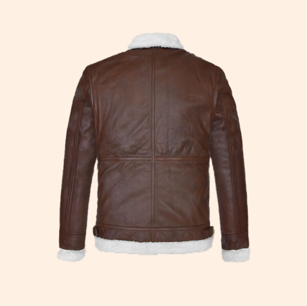 Sherpa Brown Leather Jacket